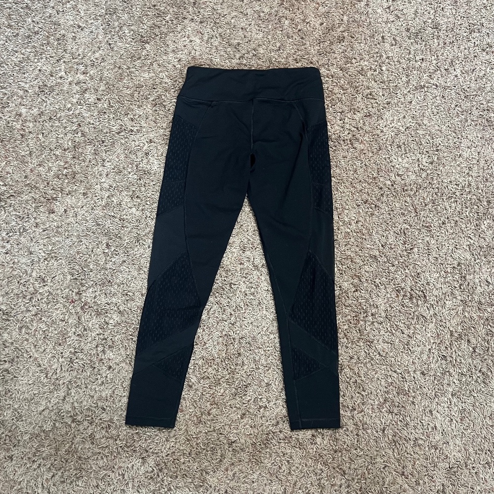Victoria Sport by Victoria’s Secret Black Mesh Leggings | Size M